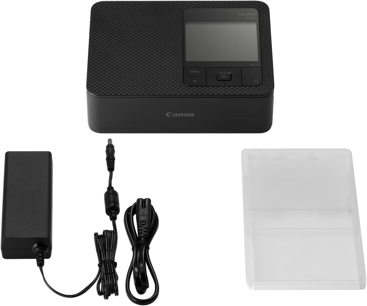 Canon Selphy CP1500 Wireless Compact Photo Printer (Black)