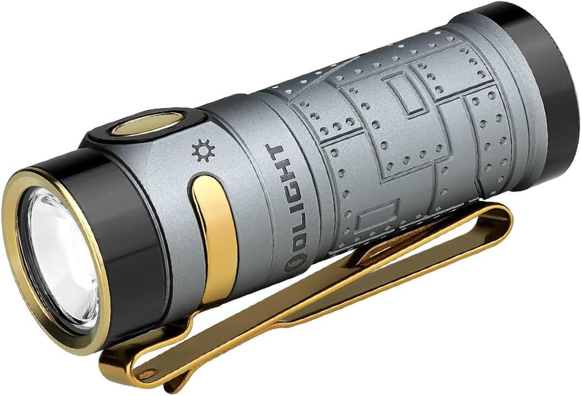 Baton4 Rechargeable EDC Flashlight, Bright Small Light Fighter Pilot