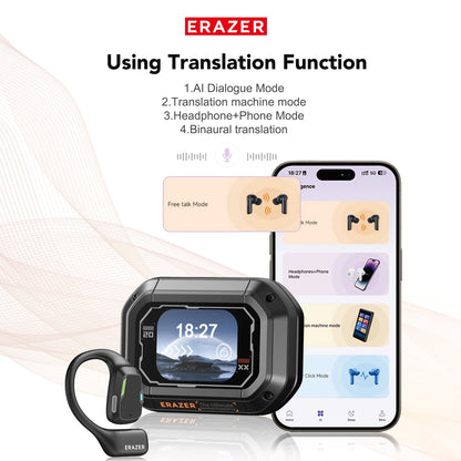 [AI Translator Earbuds] XP6 Wireless Headphones Gaming Headset Equalizer APP Bluetooth Earphones Waterproof Powerful Sound