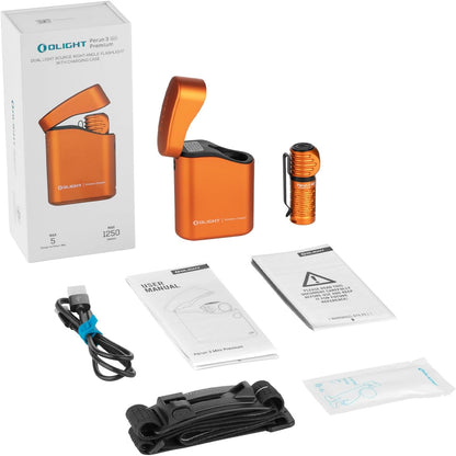 Perun 3 Mini Premium Headlamp with Type-C Charging Case