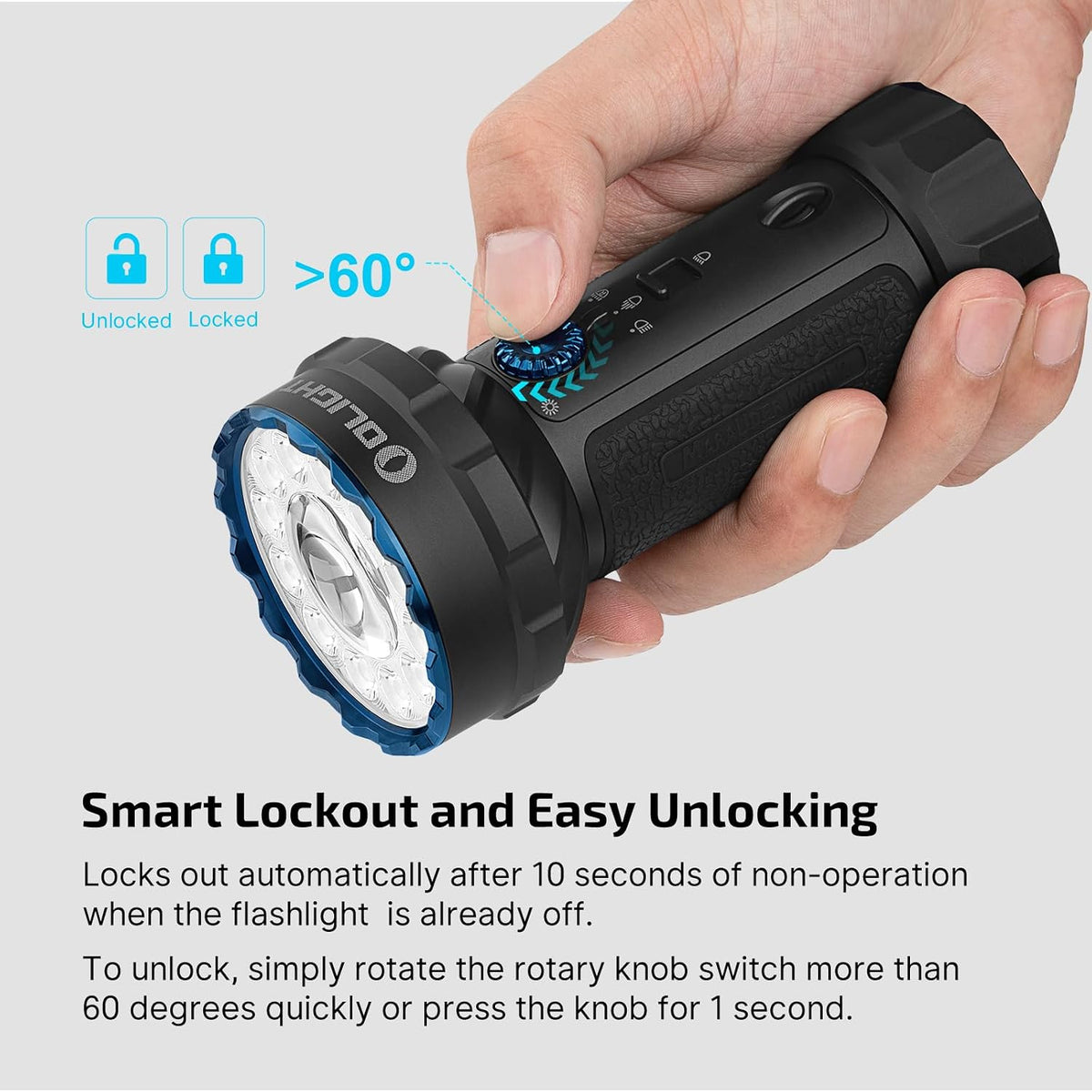 Marauder Mini 2 High Lumen Flashlight 5 Lighting Modes Black