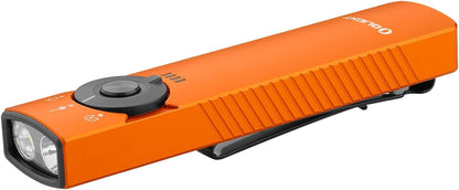 Arkfeld Pro Rechargeable EDC Flat Flashlight, Orange CW