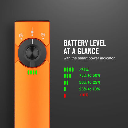 Arkfeld Pro Rechargeable EDC Flat Flashlight, Orange CW