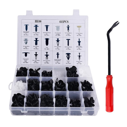 Car Plastic Retainer Clips Automobile Fender Push Pin Rivet Door Trim Panel Retainer Automobile Bumper Mixed Size Fasteners Tool