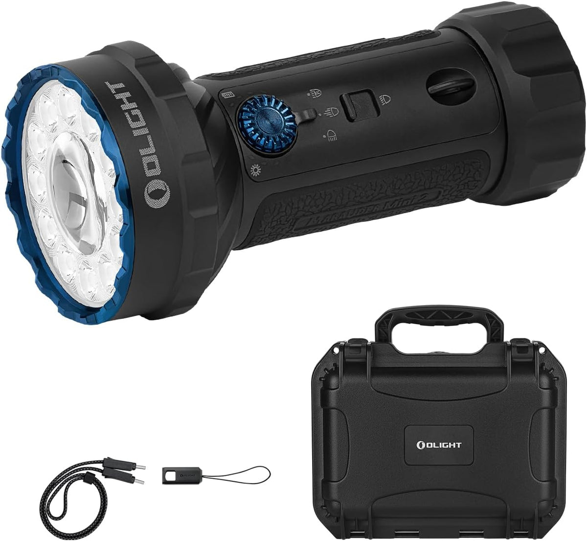 Marauder Mini 2 High Lumen Flashlight 5 Lighting Modes Black