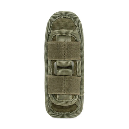 Outdoor Tactical Nylon Flashlight Cover with Adjustable Rotating Waist Hanging Strong Light Oxford Flashlight Cover