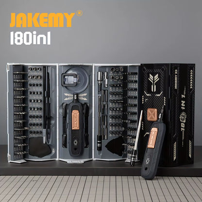 180 in 1 Magnetic Screwdriver Set - Precision Drill Bits Electric Screwdriver Kit Iphone Glasses Laptop Watch Repair Tool