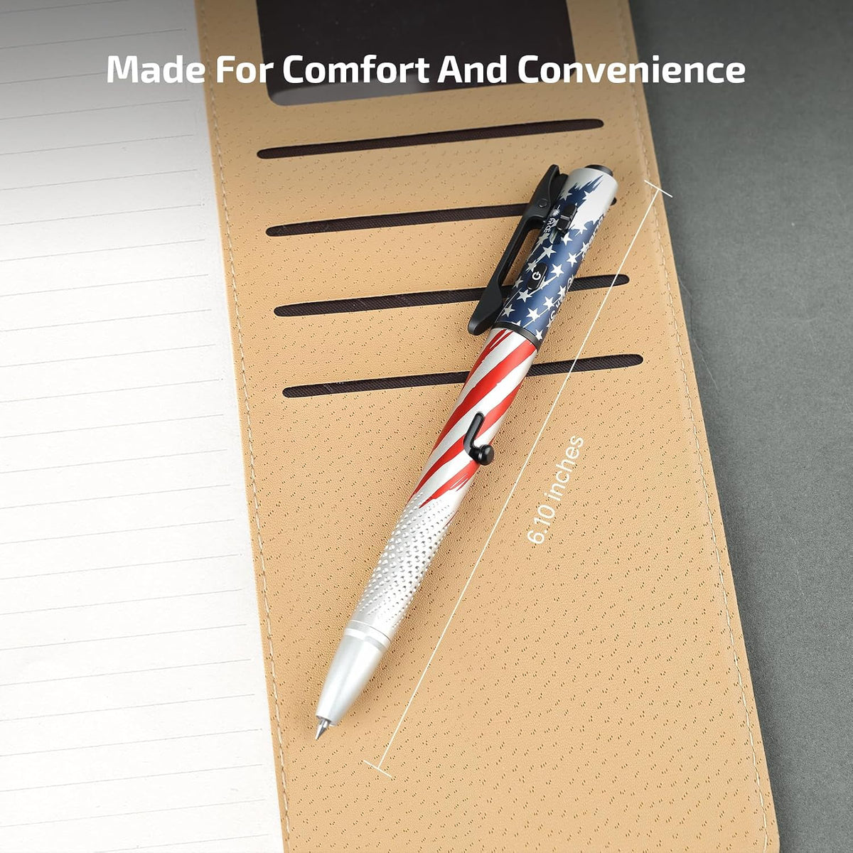 O'Pen 3 Pen Light, USB-C Rechargeable EDC Flashlight, Stars Stripes