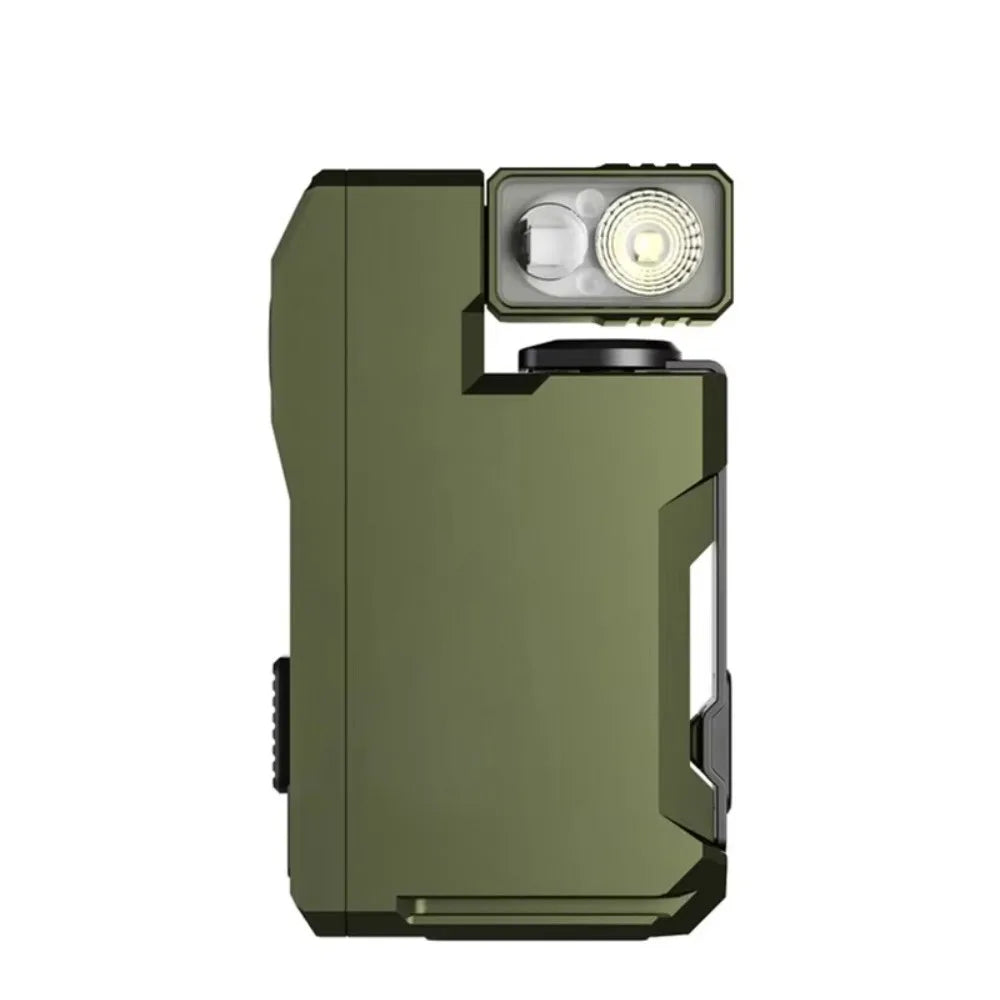 G5 Rechargeable Keychain Flashlights with 180° Rotation & Dual Light Magnetic EDC Torch Ultra Bright Work Light
