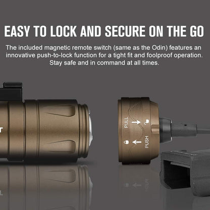 Odin Mini Ultra Compact 1250 Lumens Mlok Tactical Flashlight