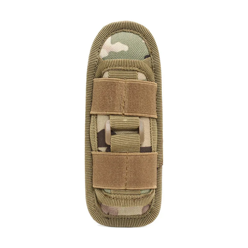 Outdoor Tactical Nylon Flashlight Cover with Adjustable Rotating Waist Hanging Strong Light Oxford Flashlight Cover