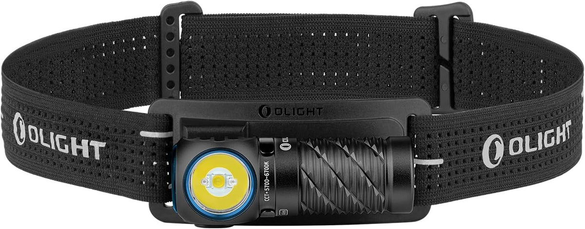 Perun 3 Mini Rechargeable Headlamp, Waterproof, 1250 Lumens, Black