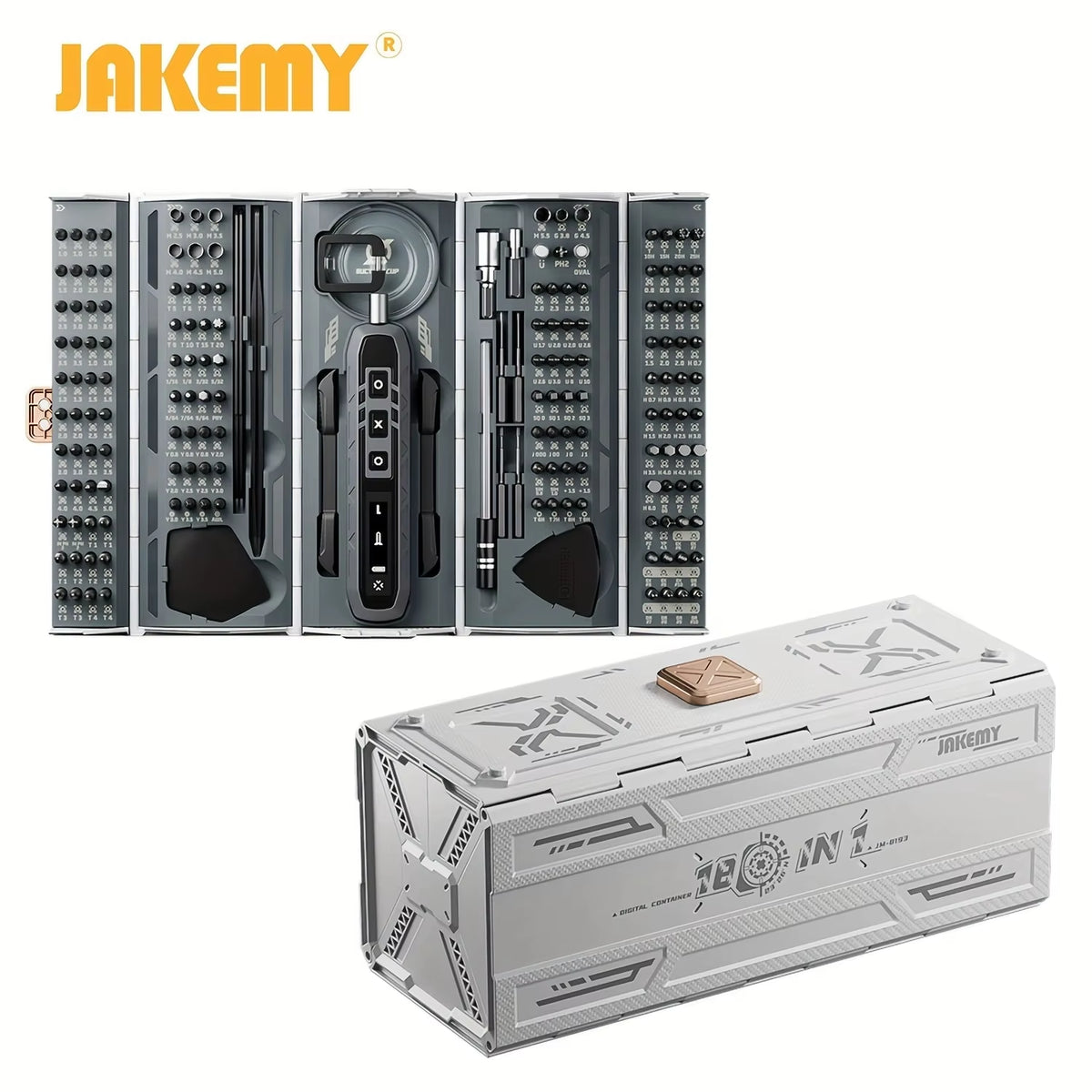 180 in 1 Magnetic Screwdriver Set - Precision Drill Bits Electric Screwdriver Kit Iphone Glasses Laptop Watch Repair Tool