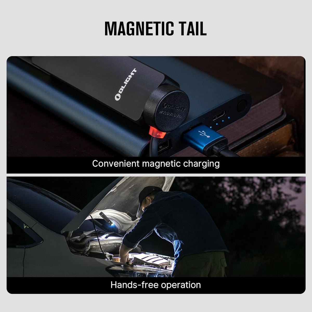 Arkfeld Pro Rechargeable EDC Flat Flashlight, Black CW