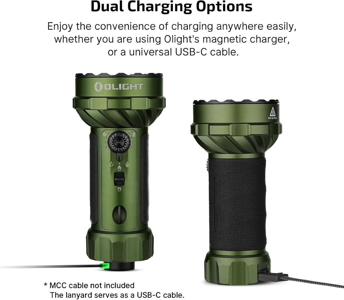 Marauder Mini 2 High Lumen Flashlight 5 Lighting Modes OD Green