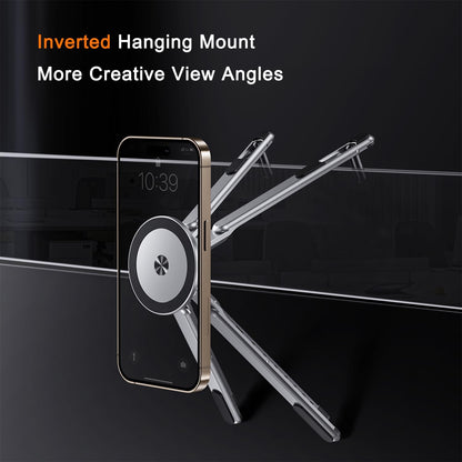 Pocket-Size Laptop Stand for Desk, Magnetic Phone Tablet Holder