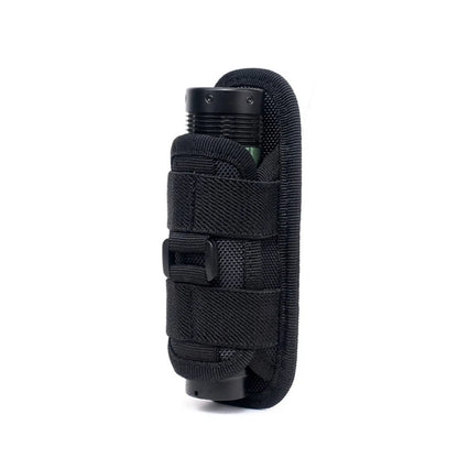 Outdoor Tactical Nylon Flashlight Cover with Adjustable Rotating Waist Hanging Strong Light Oxford Flashlight Cover