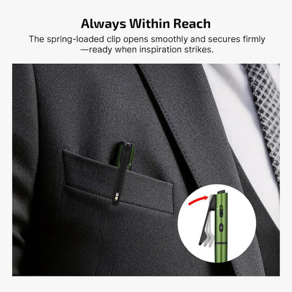 O'Pen 3 Pen Light, USB-C Rechargeable EDC Flashlight, OD Green
