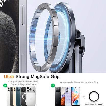 Pocket-Size Laptop Stand for Desk, Magnetic Phone Tablet Holder