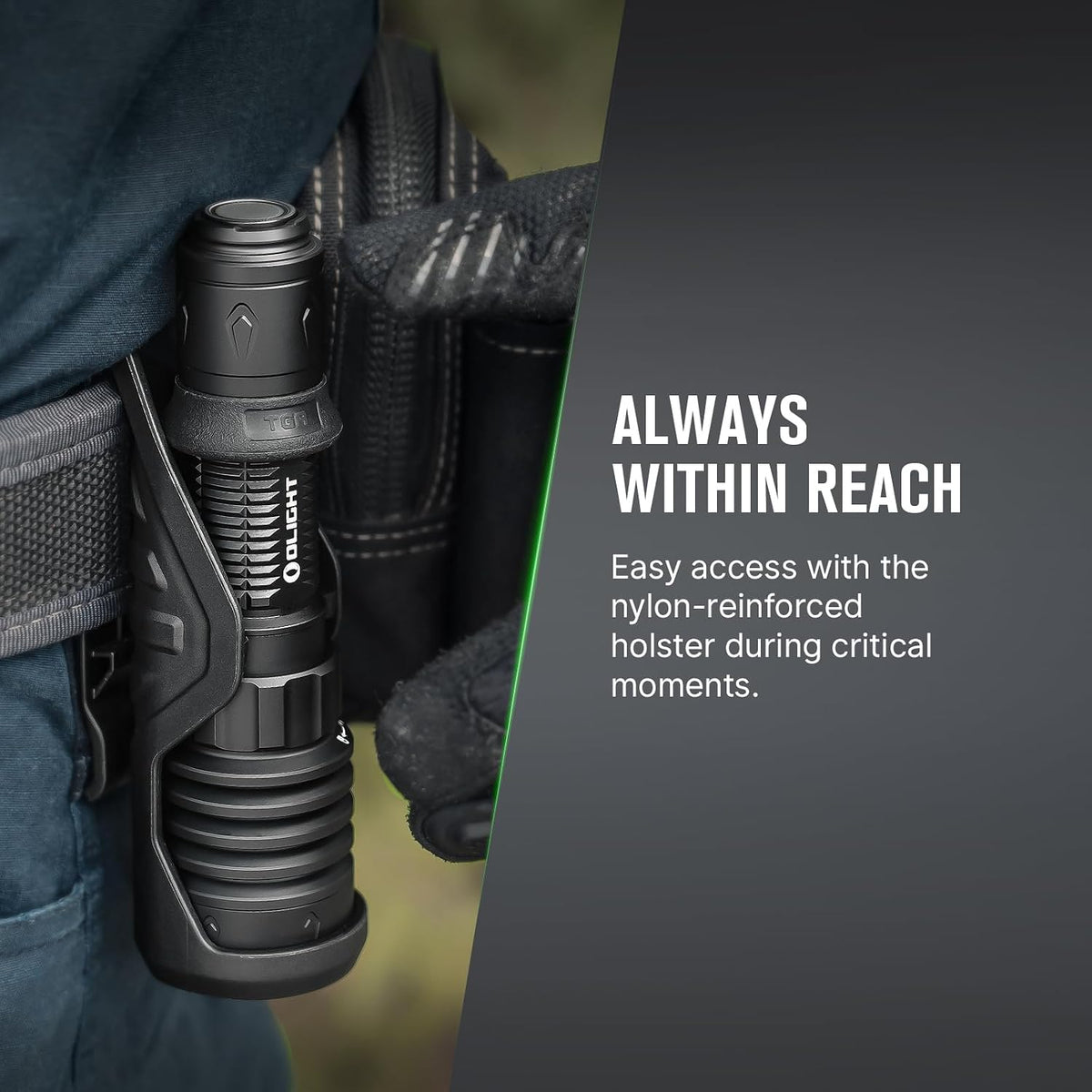 Warrior X 4 Rechargeable Tactical Flashlight Bright Light Black