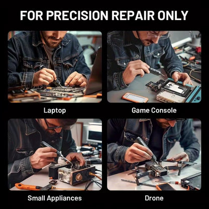 180 in 1 Magnetic Screwdriver Set - Precision Drill Bits Electric Screwdriver Kit Iphone Glasses Laptop Watch Repair Tool