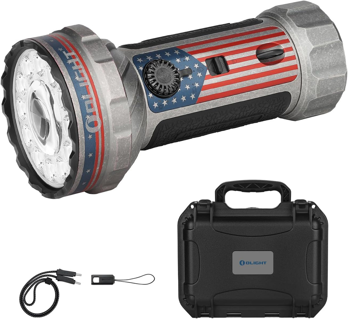 Marauder Mini 2 High Lumen Flashlight 5 Lighting Modes Star&Stripes
