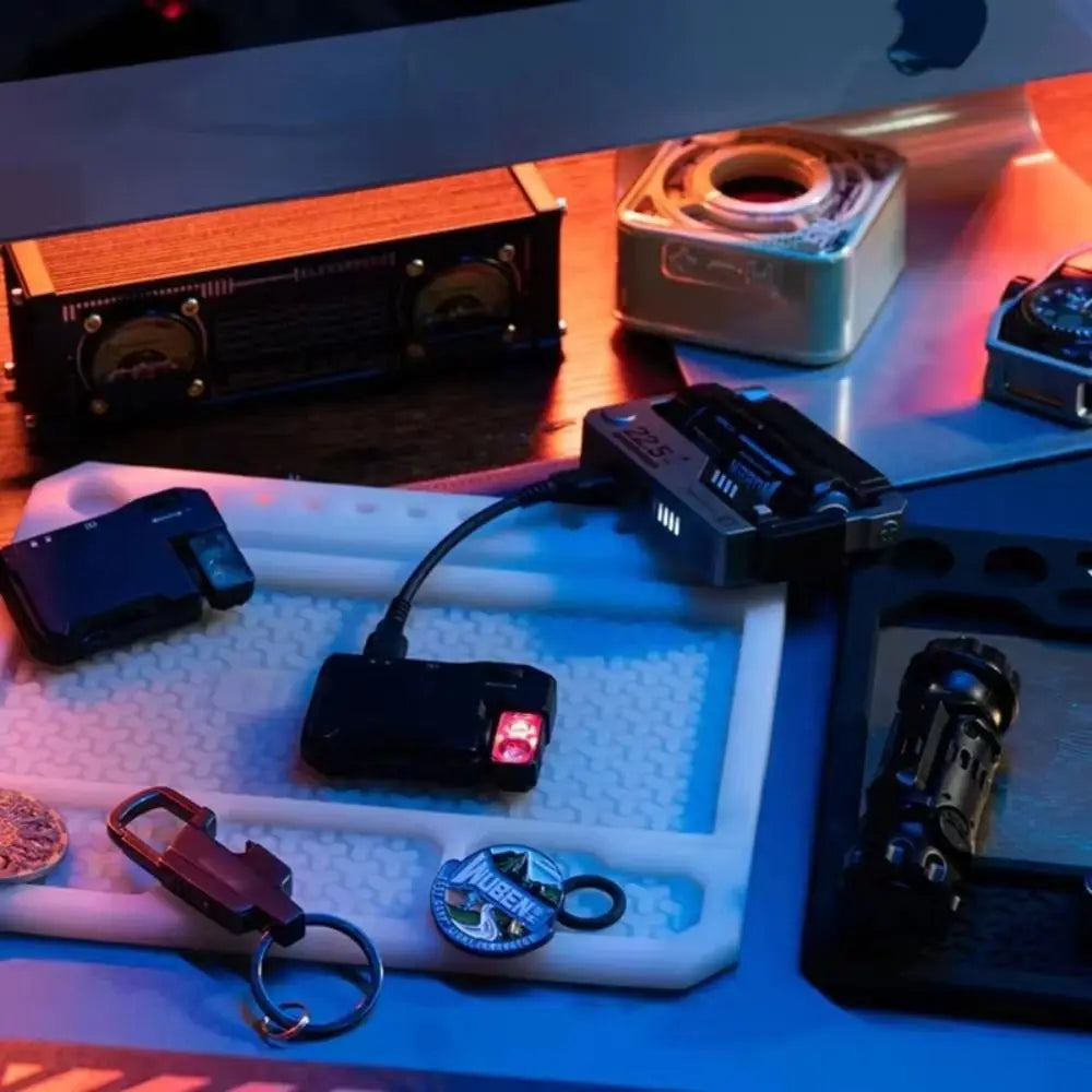 G5 Rechargeable Keychain Flashlights with 180° Rotation & Dual Light Magnetic EDC Torch Ultra Bright Work Light