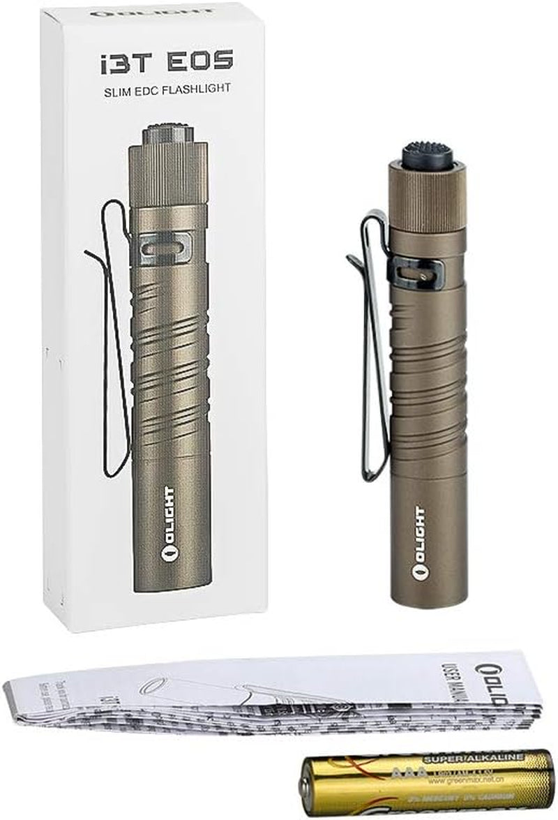 I3T EOS Small EDC Flashlight Handheld LED Light (Desert Tan)