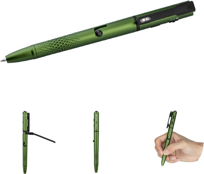 O'Pen 3 Pen Light, USB-C Rechargeable EDC Flashlight, OD Green