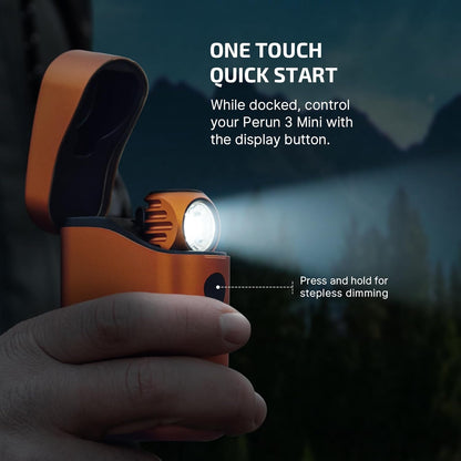 Perun 3 Mini Premium Headlamp with Type-C Charging Case