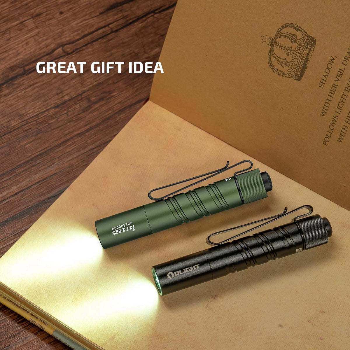 I3T 2 EOS Pocket Small EDC Flashlight (Black)