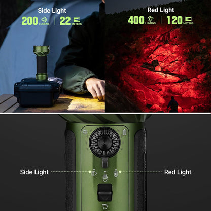 Marauder Mini 2 High Lumen Flashlight 5 Lighting Modes OD Green