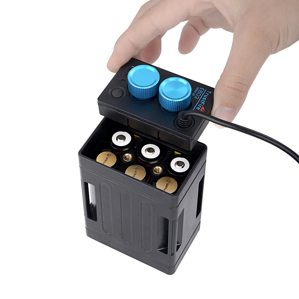 EB03 Waterproof 18650 Battery Pack Case USB Charging Phone DC 8.4V Mobile Battery Power Bank Box for Led Bike Light