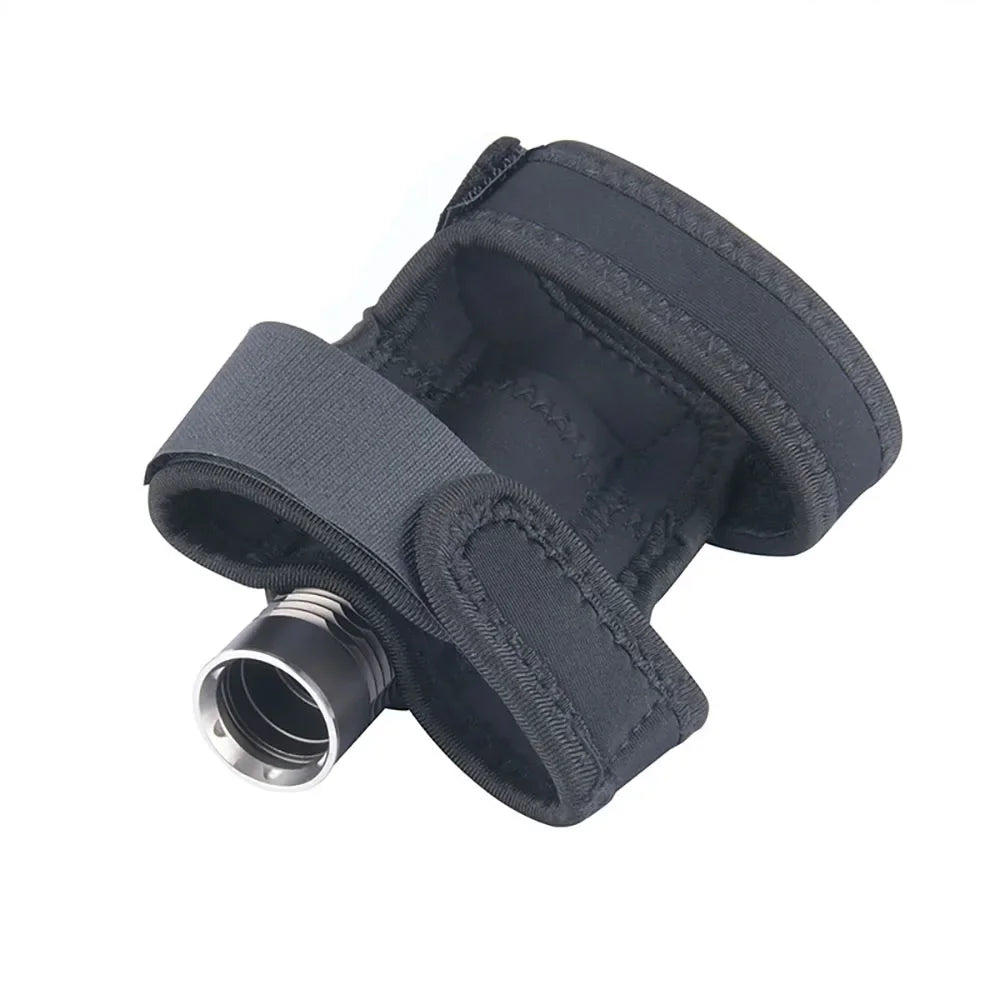 Scuba Diving LED Flashlight Holder Light Wrist Arm Mount Strap Outdoor Underwater Hands Free Glove Illumination Accessories