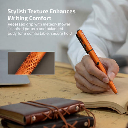 O'Pen 3 Pen Light, USB-C Rechargeable EDC Flashlight, Orange