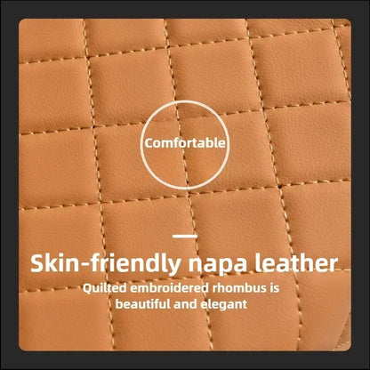 Car Armrest Box 7.5Cm Thicken Height Pad Arm Rest Cushion with Pocket Tissue Cup Holder Memory Cotton Elbow Support Height Pad