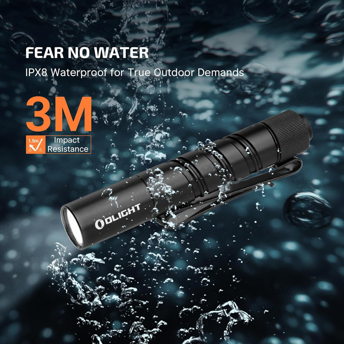 I3T 2 EOS Pocket Small EDC Flashlight (Black)