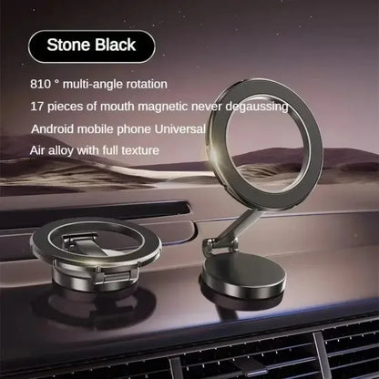 Magnetic Car Phone Holder Support Foldable Desktop Smartphone Mount Stand for Magsafe Iphone 16 15 14 13 12 for Samsung Xiaomi