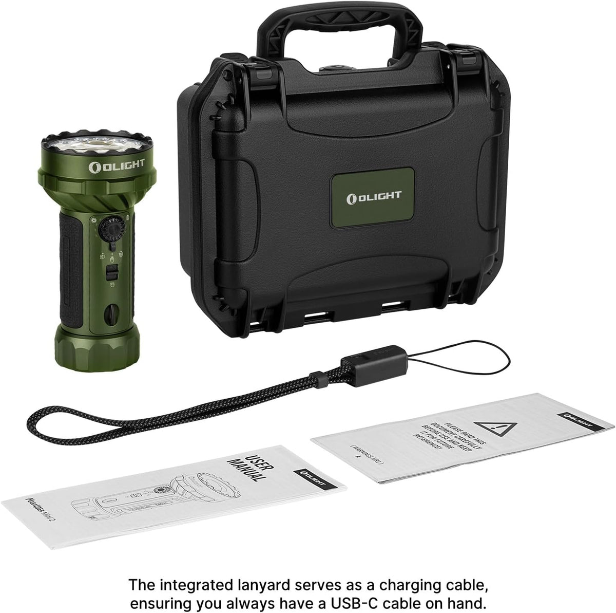 Marauder Mini 2 High Lumen Flashlight 5 Lighting Modes OD Green