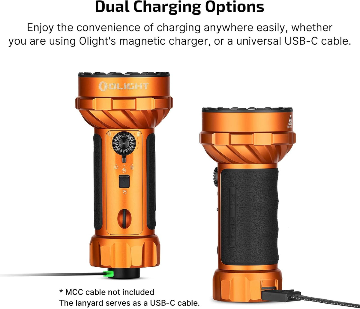 Marauder Mini 2 High Lumen Flashlight 5 Lighting Modes Orange