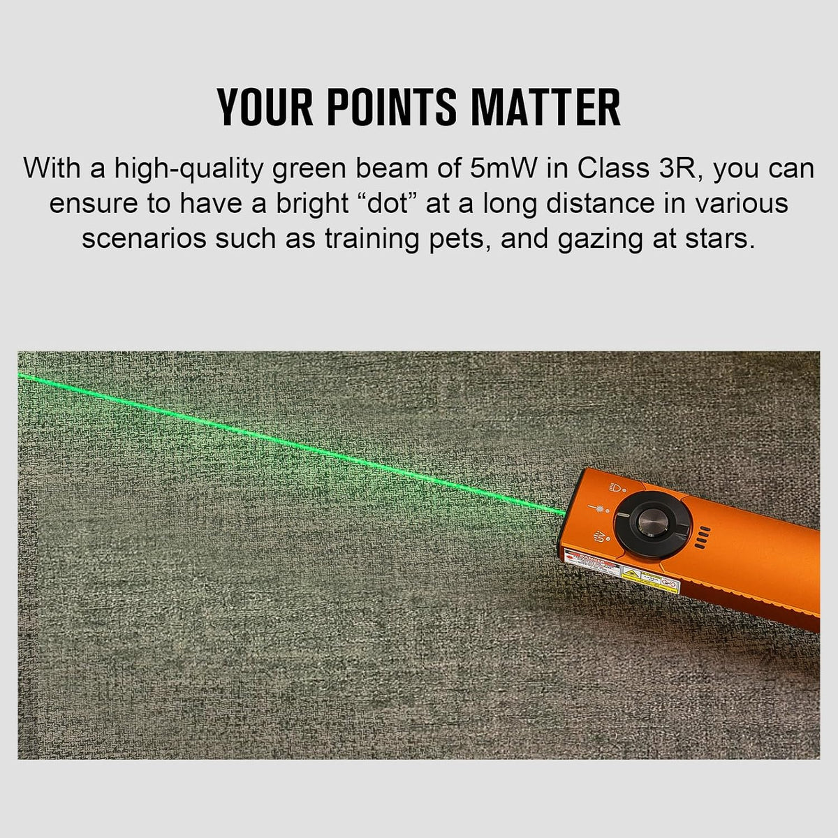 Arkfeld Pro Rechargeable EDC Flat Flashlight, Orange CW