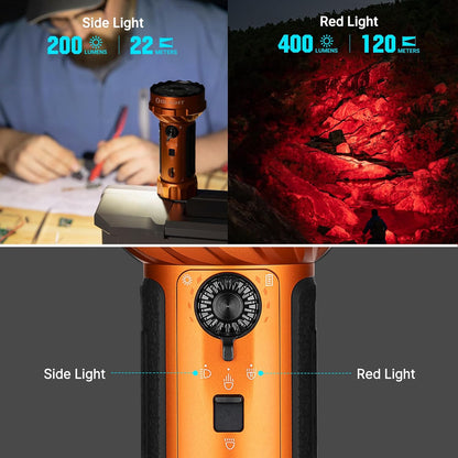 Marauder Mini 2 High Lumen Flashlight 5 Lighting Modes Orange