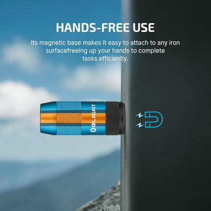 IMINI 2 Rechargeable EDC Keychain Mini Flashlight Sapphire
