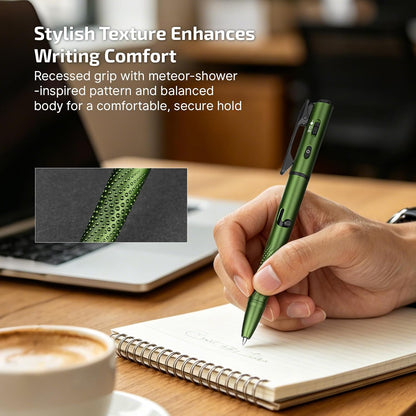 O'Pen 3 Pen Light, USB-C Rechargeable EDC Flashlight, OD Green