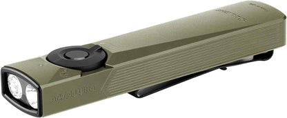 Arkfeld Ultra EDC Flat Flashlight Rechargeable, OAL, Olive-Green NW