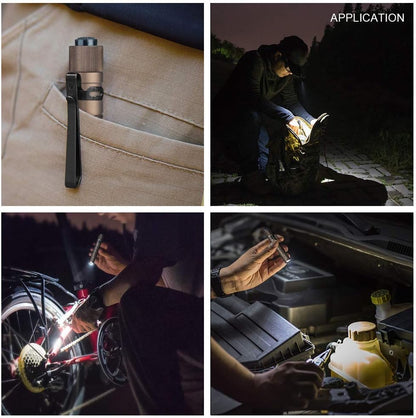 I3T EOS Small EDC Flashlight Handheld LED Light (Desert Tan)