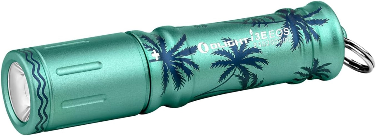 I3E EOS Compact Keychain Flashlight EDC Light (Summer Palm)