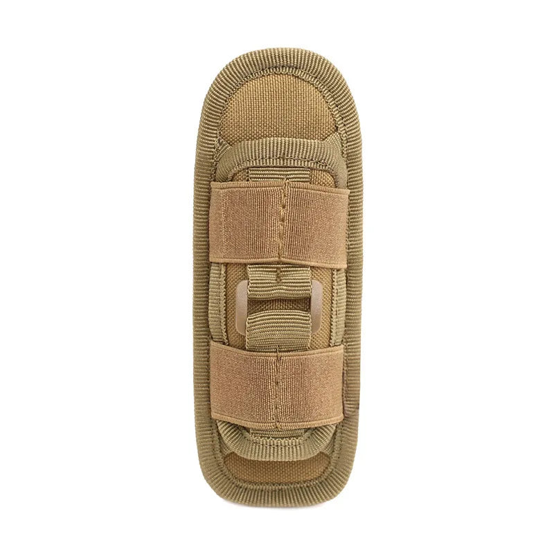 Outdoor Tactical Nylon Flashlight Cover with Adjustable Rotating Waist Hanging Strong Light Oxford Flashlight Cover