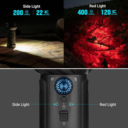 Marauder Mini 2 High Lumen Flashlight 5 Lighting Modes Black